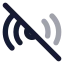 Radiooff icon with bulk rounded style