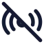 Radiooff icon with solid standard style
