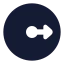 Radius icon with solid rounded style