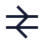 Railsymbol icon with stroke sharp style