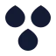 Rain icon with solid sharp style