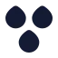Rain icon with solid standard style
