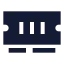 Rammemory icon with solid sharp style