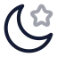 Ramadhan icon with twotone rounded style