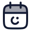 Ramadhanmonth icon with duotone rounded style