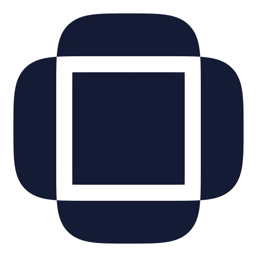 Ratio Icon in Solid Rounded style