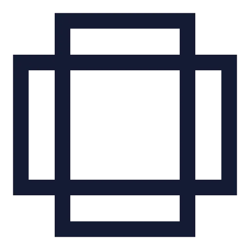 Ratio Icon in Stroke Sharp style