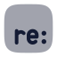 Re icon with bulk-rounded rounded style