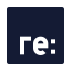 Re icon with solid sharp style