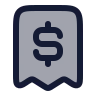Receipt Dollar icon preview