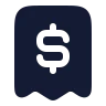 Receipt Dollar icon preview