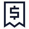 Receipt Dollar icon preview