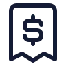 Receipt Dollar icon preview