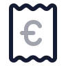 Receipt Euro icon preview