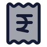 Receipt Indian Rupee icon preview