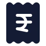 Receipt Indian Rupee icon preview