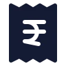 Receipt Indian Rupee icon preview