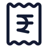 Receipt Indian Rupee icon preview