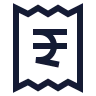 Receipt Indian Rupee icon preview