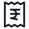 Receipt Indian Rupee icon preview
