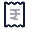 Receipt Indian Rupee icon preview