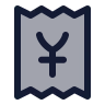 Receipt Japanese Yen icon preview