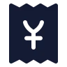 Receipt Japanese Yen icon preview
