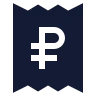 Receipt Russian Ruble icon preview