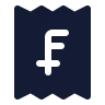 Receipt Swiss Franc icon preview