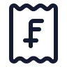 Receipt Swiss Franc icon preview
