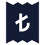 Receiptturkishlira icon with solid sharp style