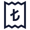 Receipt Turkish Lira icon preview