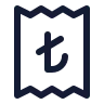 Receipt Turkish Lira icon preview