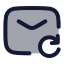 Recoverymail icon with duotone rounded style