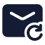 Recoverymail icon with solid standard style