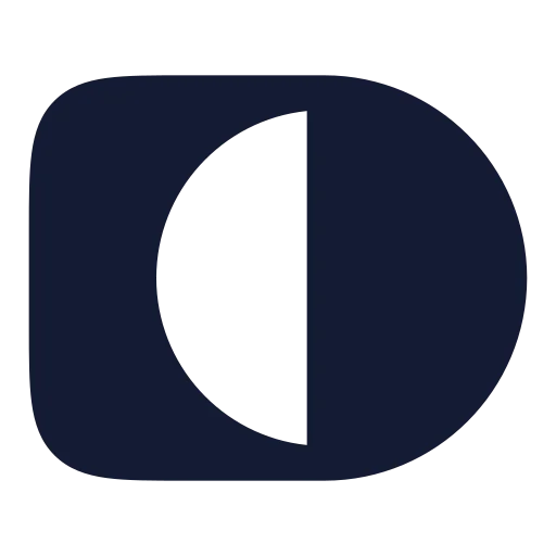 Rectangle Circle Icon in Solid Rounded style