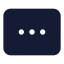 Rectangleellipsis icon with solid standard style