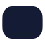 Rectanglehorizontal icon with solid rounded style