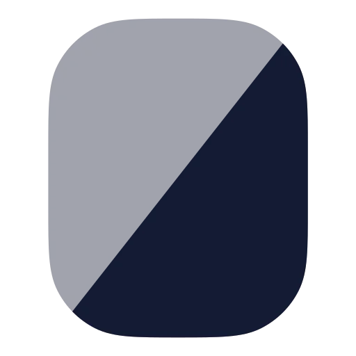 Rectangle Vertical Icon in Bulk Rounded style