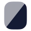 Rectanglevertical icon with bulk rounded style