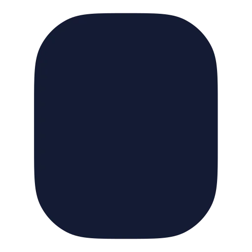 Rectangle Vertical Icon in Solid Rounded style