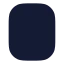 Rectanglevertical icon with solid rounded style