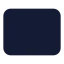 Rectangular icon with solid standard style