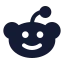 Reddit icon with solid standard style