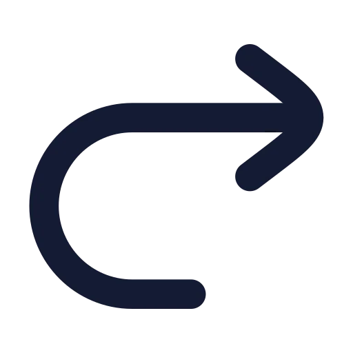 Redo 01 Icon in Solid Rounded style