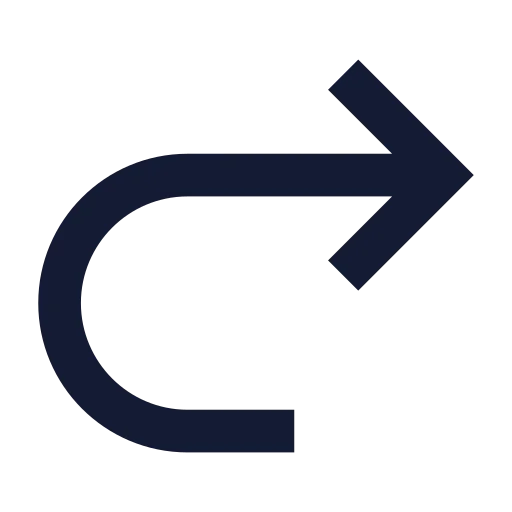 Redo 01 Icon in Solid Sharp style