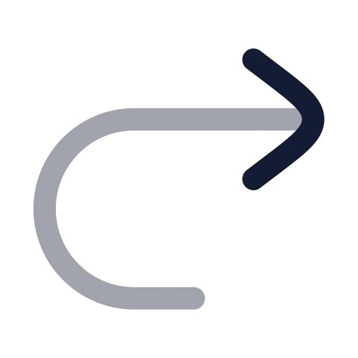 Redo 01 Icon in Twotone Rounded style