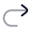 Redo icon with twotone rounded style
