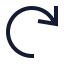 Redo icon with stroke sharp style