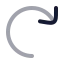Redo icon with twotone rounded style
